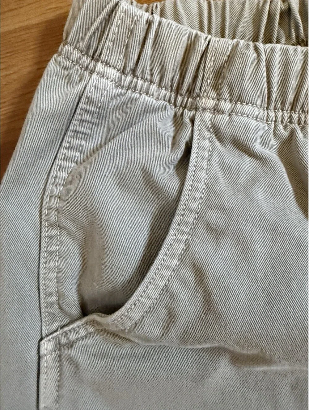VTG GRAMICCI Men’s Climbing Pants - Tan Wash - Elastic Belted Waist - Size Small